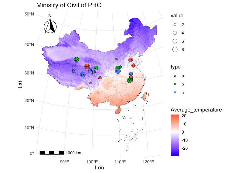 Featured image of post R绘制优美的地图